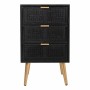 Mesita de Noche Alexandra House Living Negro Dorado