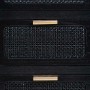 Table de Nuit Alexandra House Living Noir Doré 35 x 72 x 50 cm