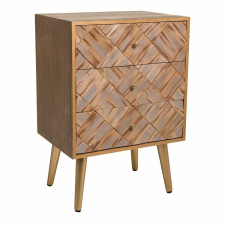 Table de Nuit Alexandra House Living Marron 35 x 65 x 44 cm