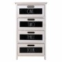 Cajonera Alexandra House Living Blanco Madera de Paulonia 29 x 73 x 40 cm