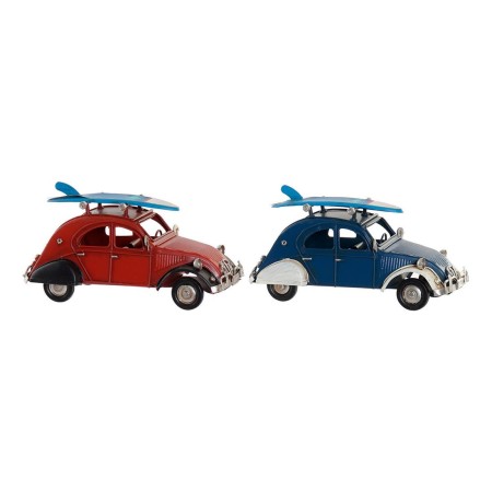 Véhicule DKD Home Decor Décoratif Métal Voiture (2 pcs) (16.5 x 8 x 8 cm)