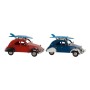 Véhicule DKD Home Decor Décoratif Métal Voiture (2 pcs) (16.5 x 8 x 8 cm)