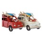 Véhicule DKD Home Decor Décoratif Métal Voiture (2 pcs) (11 x 5 x 5.5 cm)