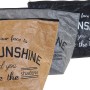 Trousse de toilette DKD Home Decor The Sunshine Marron Noir Gris Papier Vintage (3 pcs) (30 x 12 x 19 cm)