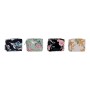 Trousse de toilette DKD Home Decor Fleurs PVC (4 pcs) (15 x 6 x 12 cm)