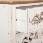 Commode Alexandra House Living Blanc Bois d'épicéa Bois MDF 38 x 76 x 86 cm