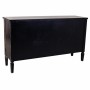 Aparador Alexandra House Living Negro Metal Vidrio Madera de abeto 38 x 80 x 140 cm