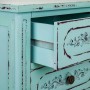 Mesita de Noche Alexandra House Living Azul 32 x 67 x 46 cm
