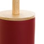 Brosse de salle de wc DKD Home Decor Rouge Bambou Grès (11.5 x 11.5 x 39 cm)