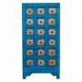 Cajonera Alexandra House Living Azul Madera de olmo 49 x 118 x 58 cm