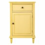 Table de Nuit Alexandra House Living Jaune 36 x 72 x 45 cm