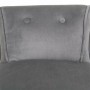 Banquette Alexandra House Living Gris Velours Caoutchouc 46 x 58 x 45 cm