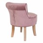 Banquette Alexandra House Living Rose Velours Caoutchouc 46 x 58 x 45 cm