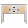 Buffet Alexandra House Living Blanc Rotin Bois d'épicéa 36 x 82 x 108 cm