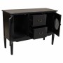 Buffet Alexandra House Living Noir Rotin Bois d'épicéa 40 x 78 x 106 cm