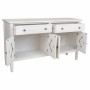 Buffet Alexandra House Living Blanc Métal verre Bois d'épicéa 38 x 80 x 140 cm