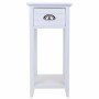 Table de Nuit Alexandra House Living Blanc 30 x 63 x 30 cm