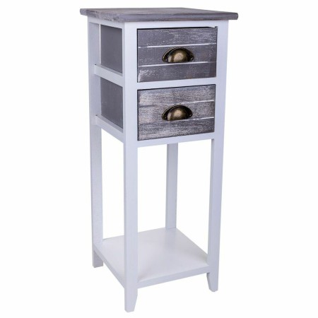 Table de Nuit Alexandra House Living Blanc 30 x 73 x 30 cm