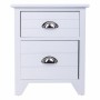 Table de Nuit Alexandra House Living Blanc 28 x 45 x 38 cm