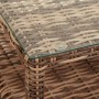 Ensemble Table avec 2 Sièges Alexandra House Living Marron Naturel 4 Pièces