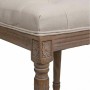 Banqueta Alexandra House Living Beige Goma Madera 41 x 48 x 41 cm