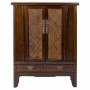 Armoire Alexandra House Living Marron Rotin MDF Bois 40 x 130 x 100 cm