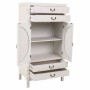 Armoire Alexandra House Living Blanc Rotin Bois d'épicéa Bois MDF 40 x 135 x 70 cm