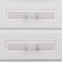 Mesita de Noche Alexandra House Living Blanco 31 x 71 x 38 cm