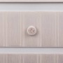 Mesita de Noche Alexandra House Living Blanco 30 x 50 x 40 cm