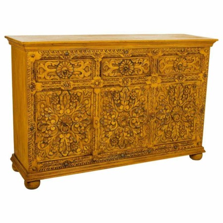 Buffet Alexandra House Living Jaune Fer Bois de manguier 45 x 96 x 147 cm