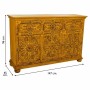 Buffet Alexandra House Living Jaune Fer Bois de manguier 45 x 96 x 147 cm