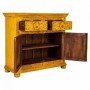 Buffet Alexandra House Living Jaune Fer Bois de manguier 40 x 90 x 90 cm