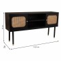 Buffet Alexandra House Living Noir Bois de pin Bois MDF 38 x 81 x 152 cm