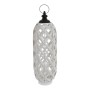 Bougeoir DKD Home Decor Blanc Métal Bambou (25 x 25 x 56 cm)