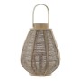 Bougeoir DKD Home Decor Lin Bambou (28 x 28 x 51 cm)