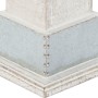 Bougeoir DKD Home Decor Blanc Bois de manguier (16.5 x 16.5 x 61 cm)