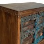 Buffet Alexandra House Living Bleu Bois de manguier 49 x 90 x 117 cm