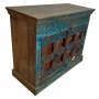 Buffet Alexandra House Living Bleu Bois de manguier 43 x 86 x 119 cm