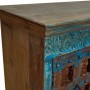 Buffet Alexandra House Living Bleu Bois de manguier 43 x 86 x 119 cm