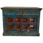 Buffet Alexandra House Living Bleu Bois de manguier 43 x 86 x 119 cm