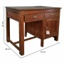 Bureau Alexandra House Living Marron 48 x 81 x 87 cm
