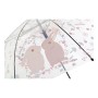 Parapluie DKD Home Decor Rose Transparent Acier inoxydable PoE