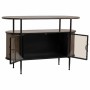 Buffet Alexandra House Living Marron Métal verre 42 x 80 x 121 cm