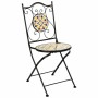 Ensemble Table + 2 Chaises Alexandra House Living Noir 60 x 75 x 60 cm