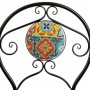 Chaise de jardin Alexandra House Living Noir Fer Carrelage 54 x 88 x 58 cm