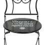 Ensemble Table + 2 Chaises Alexandra House Living Noir 60 x 75 x 60 cm