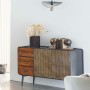 Buffet Alexandra House Living Marron Fer 40 x 75 x 120 cm