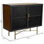 Buffet Alexandra House Living Marron Métal verre Bois d'épicéa Bois MDF 35 x 80 x 100 cm