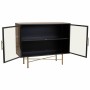 Buffet Alexandra House Living Marron Métal verre Bois d'épicéa Bois MDF 35 x 80 x 100 cm