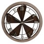 Horloge Murale DKD Home Decor Hélices Fer Bois MDF (79 x 9 x 80 cm)